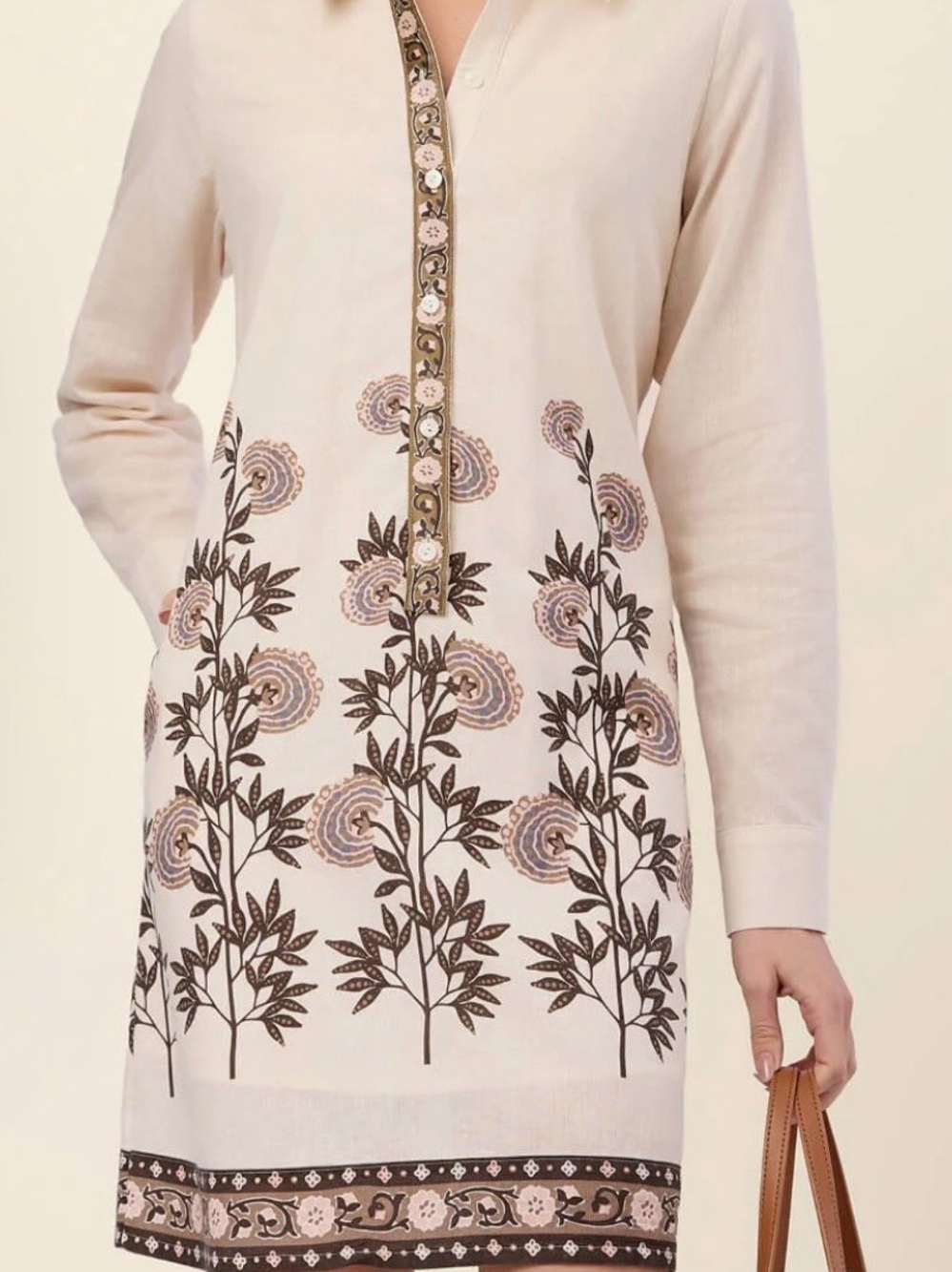 NWT,Spartina 449,Penelope Dress St. Augustine Stems,Size Large - Picture 6 of 7